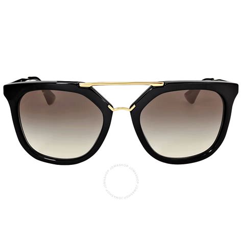 prada pr 09qs 1ab0a7|Prada Black Catwalk Cinema 49 mm Sunglasses 0PR 09QS .